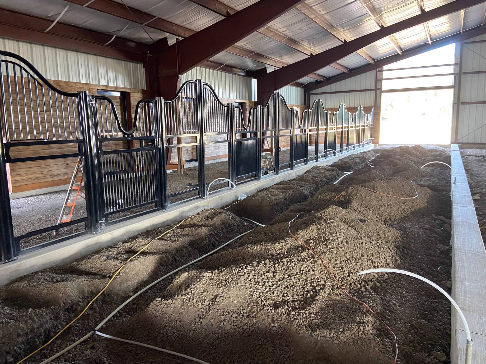 Private celebration layout on the Hidden Creek estate grounds