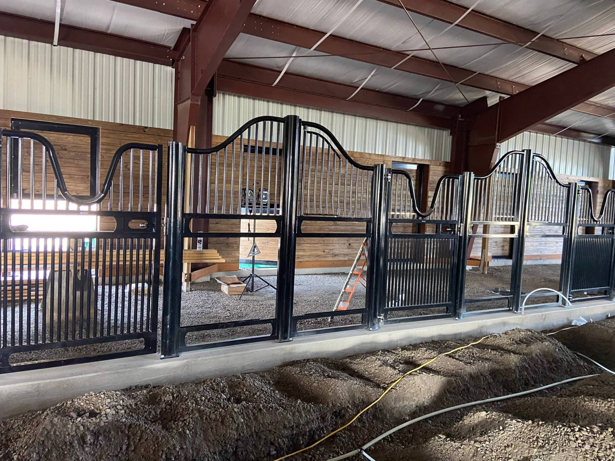 Evening event atmosphere across Hidden Creek Horse Park