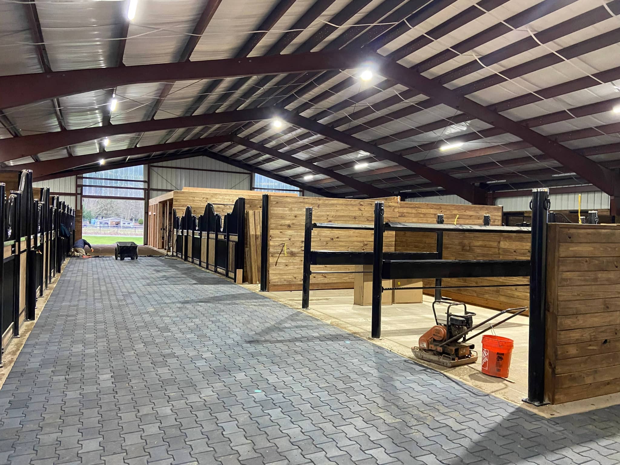 Barn and stalls