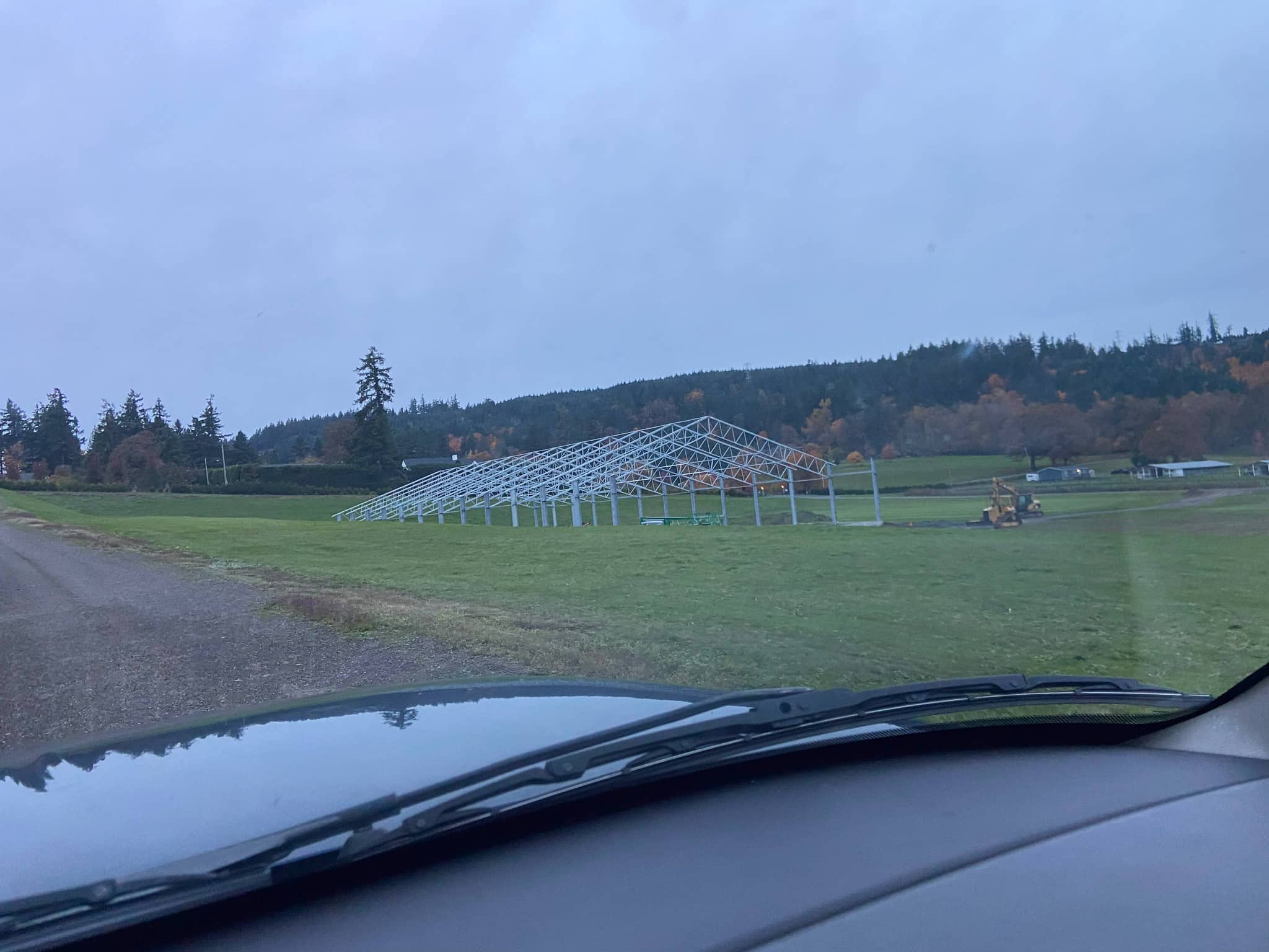 Completed Grounds — Hidden Creek arena construction