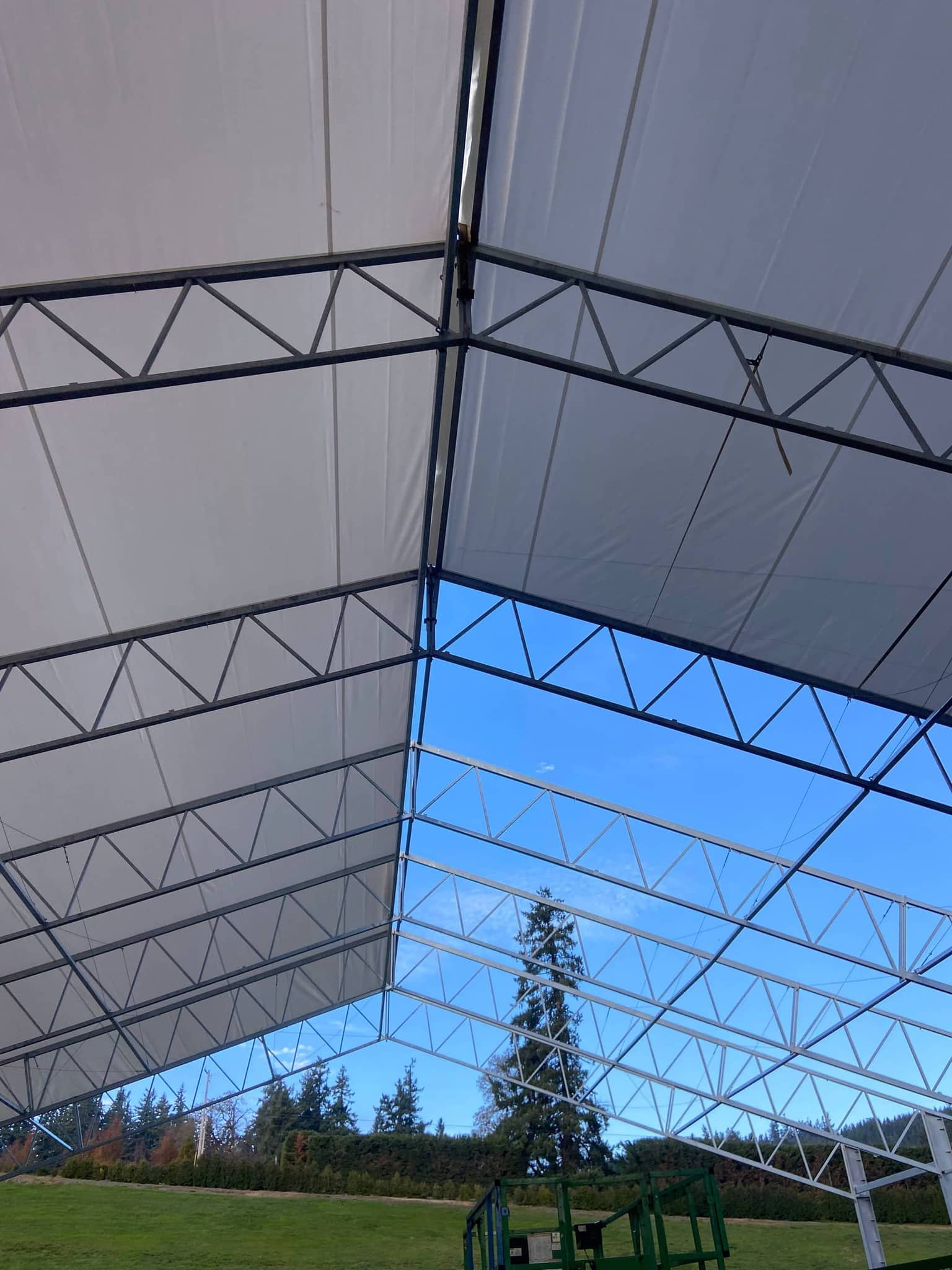 Aerial overview of Hidden Creek training grounds